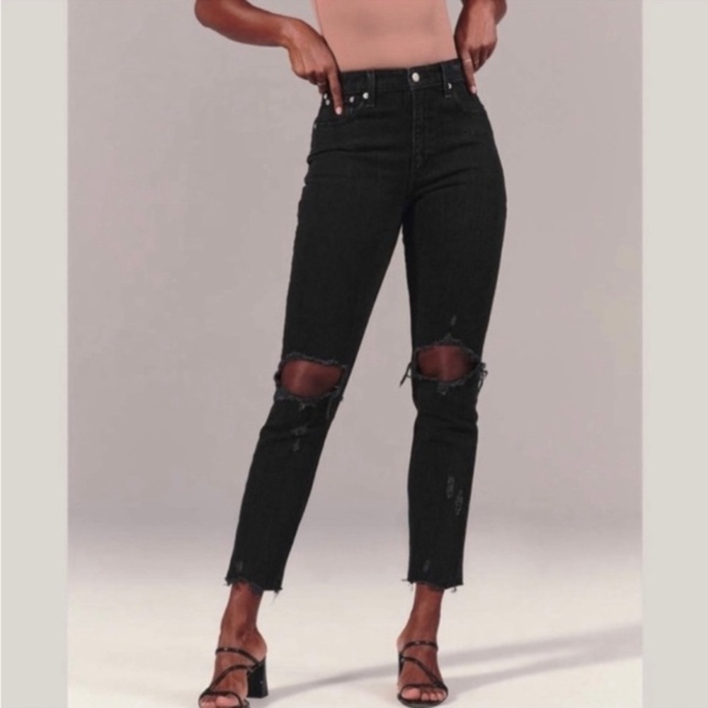 Abercrombie & Fitch Ultra HR Ankle Strait Curve Love size 12, preloved